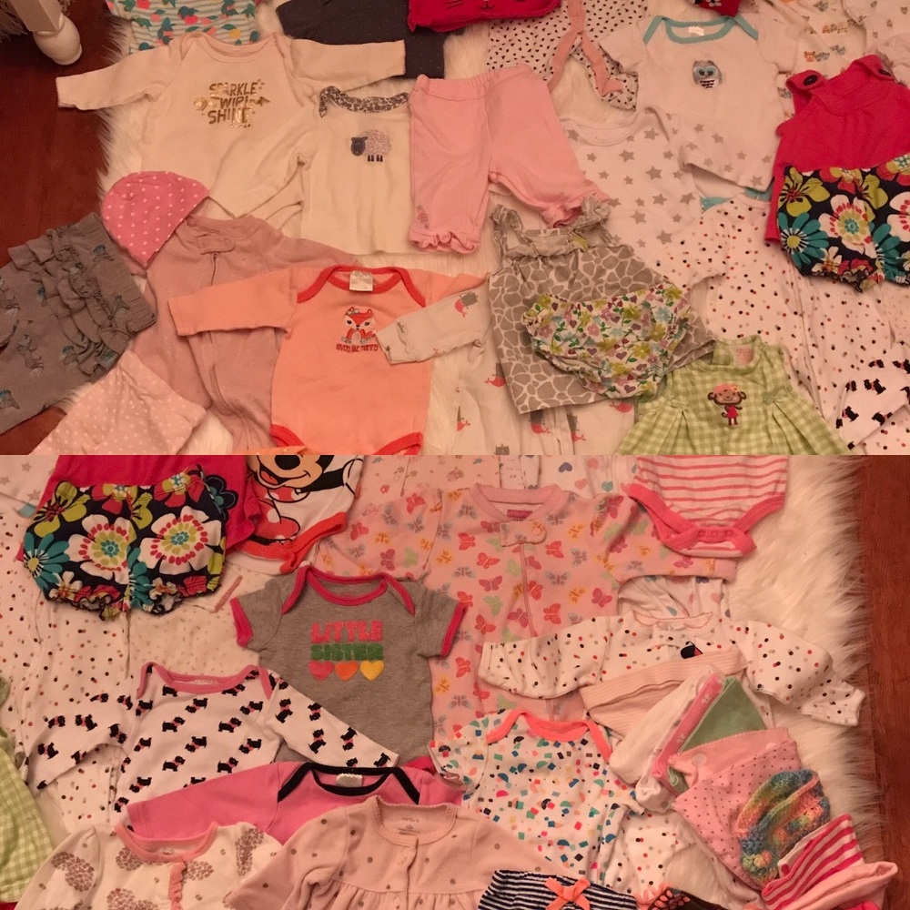 SOLD Large baby clothing lot